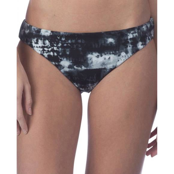 NEW LUCKY BRAND reversible hipster bikini bottom in global tie die